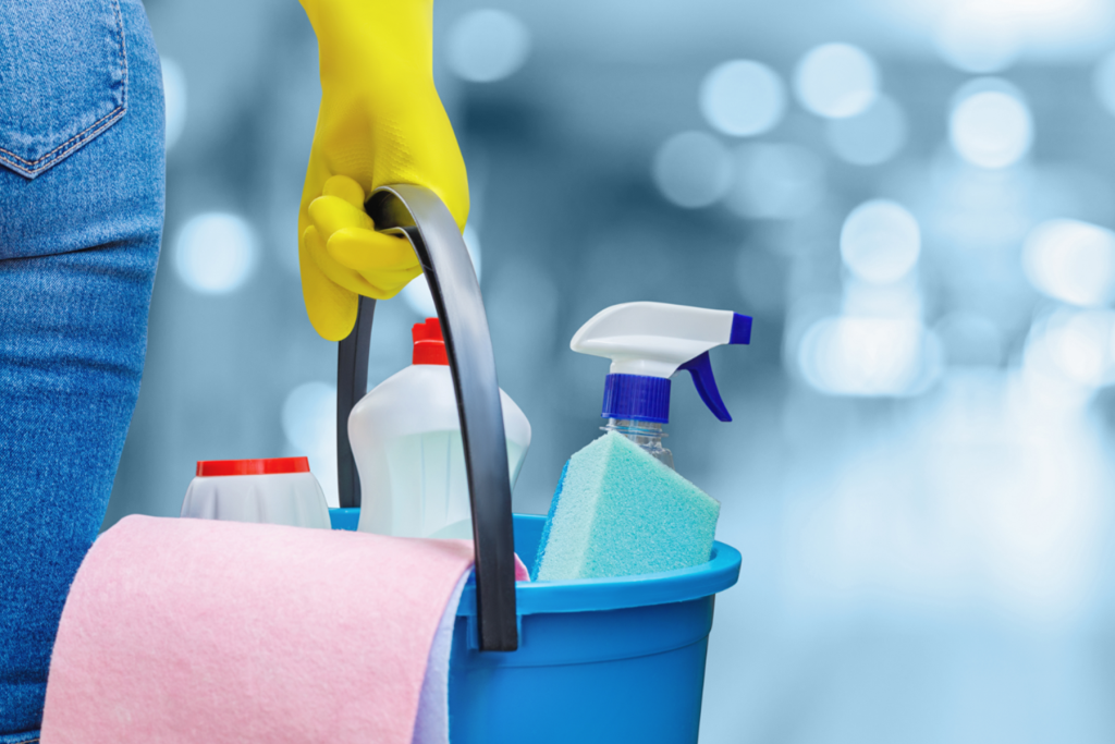 HPS Website Photo - AirBnB Cleaner and Bucket